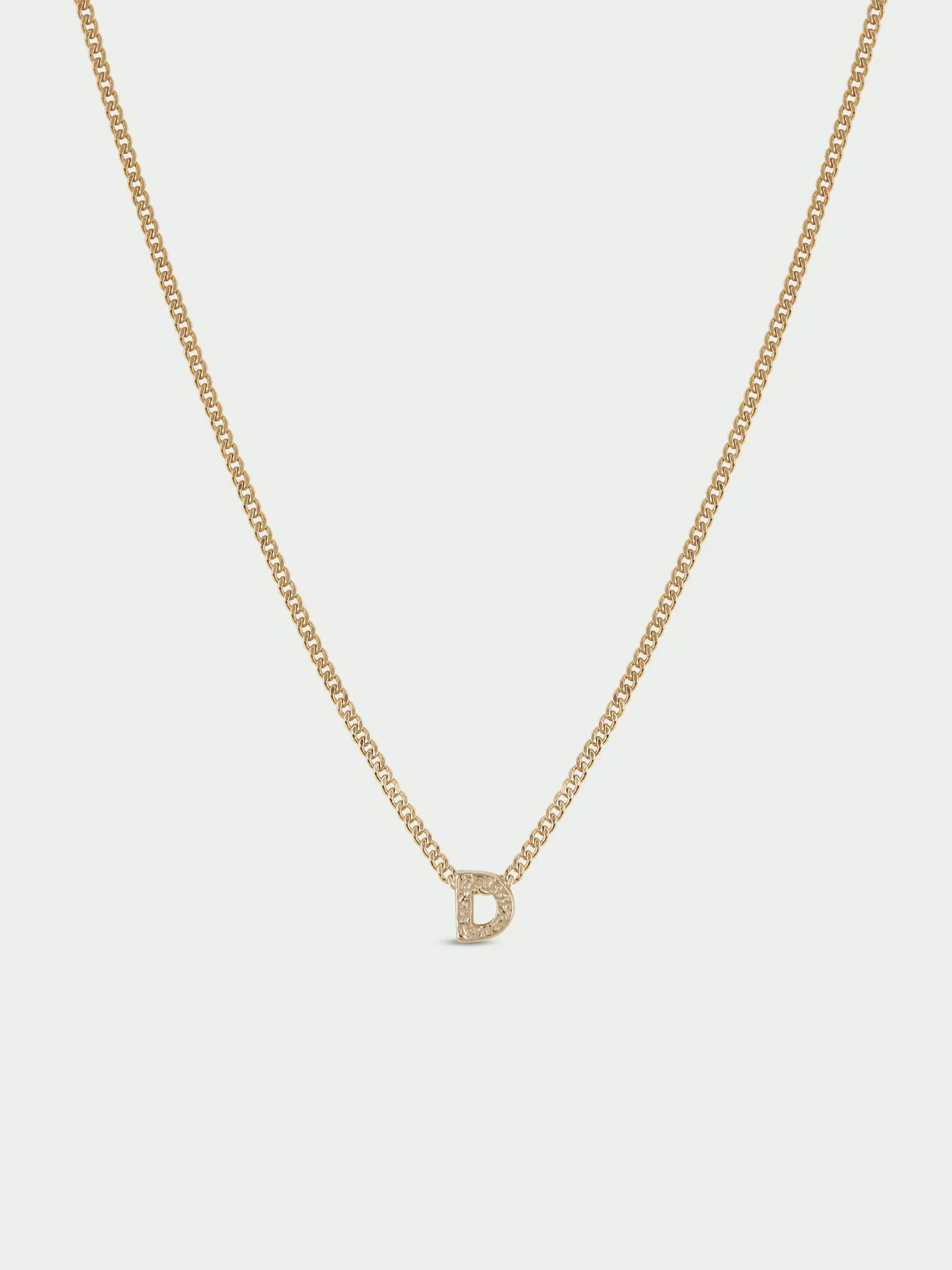Initial Necklace - Gold Plated