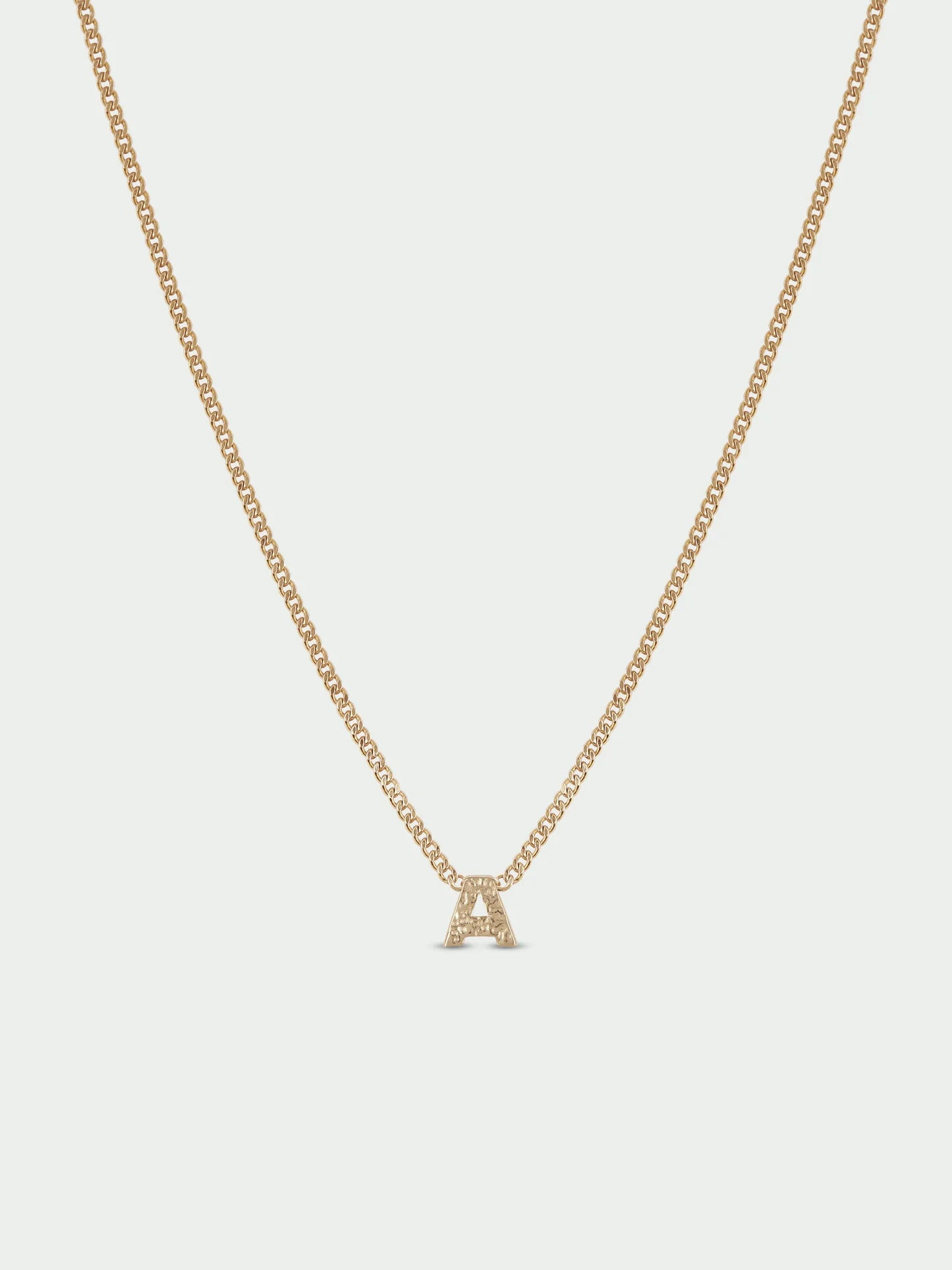Initial Necklace - Gold Plated