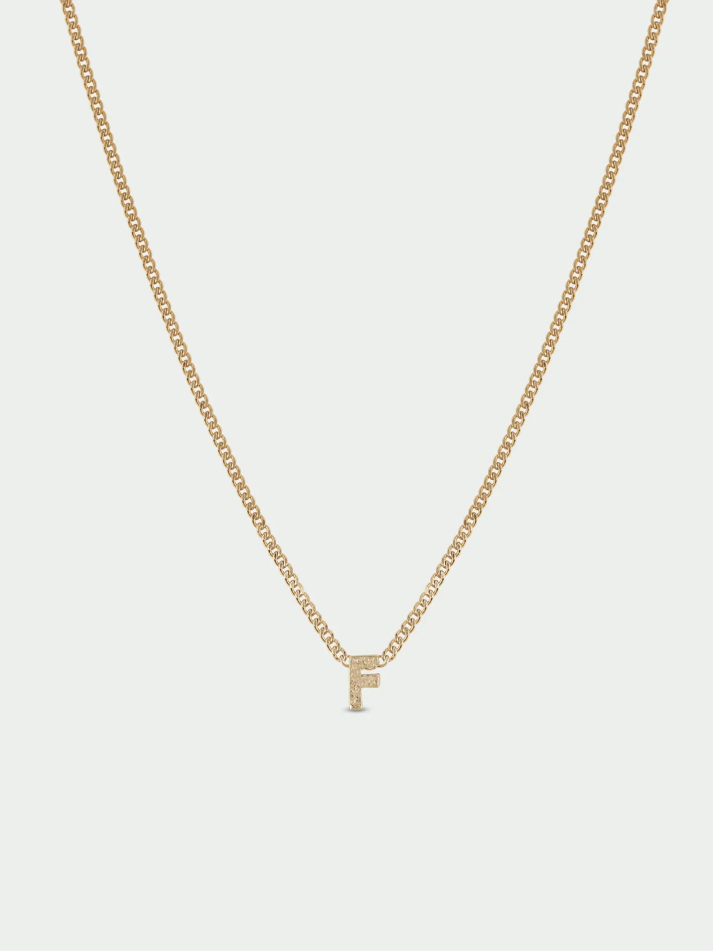 Initial Necklace - Gold Plated