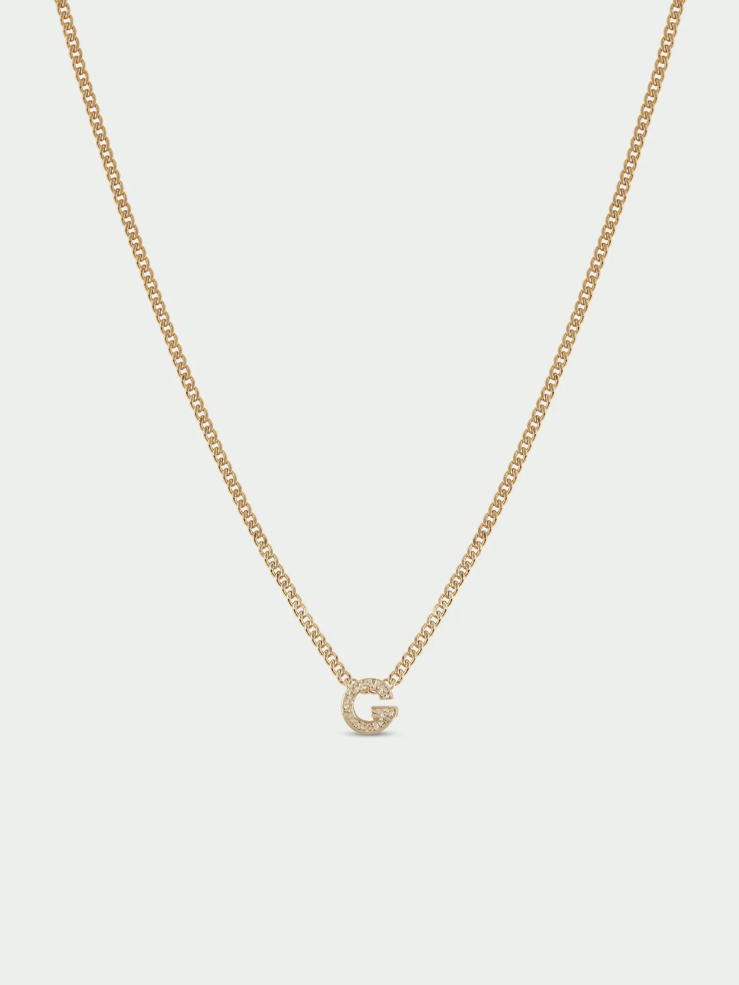 Initial Necklace - Gold Plated