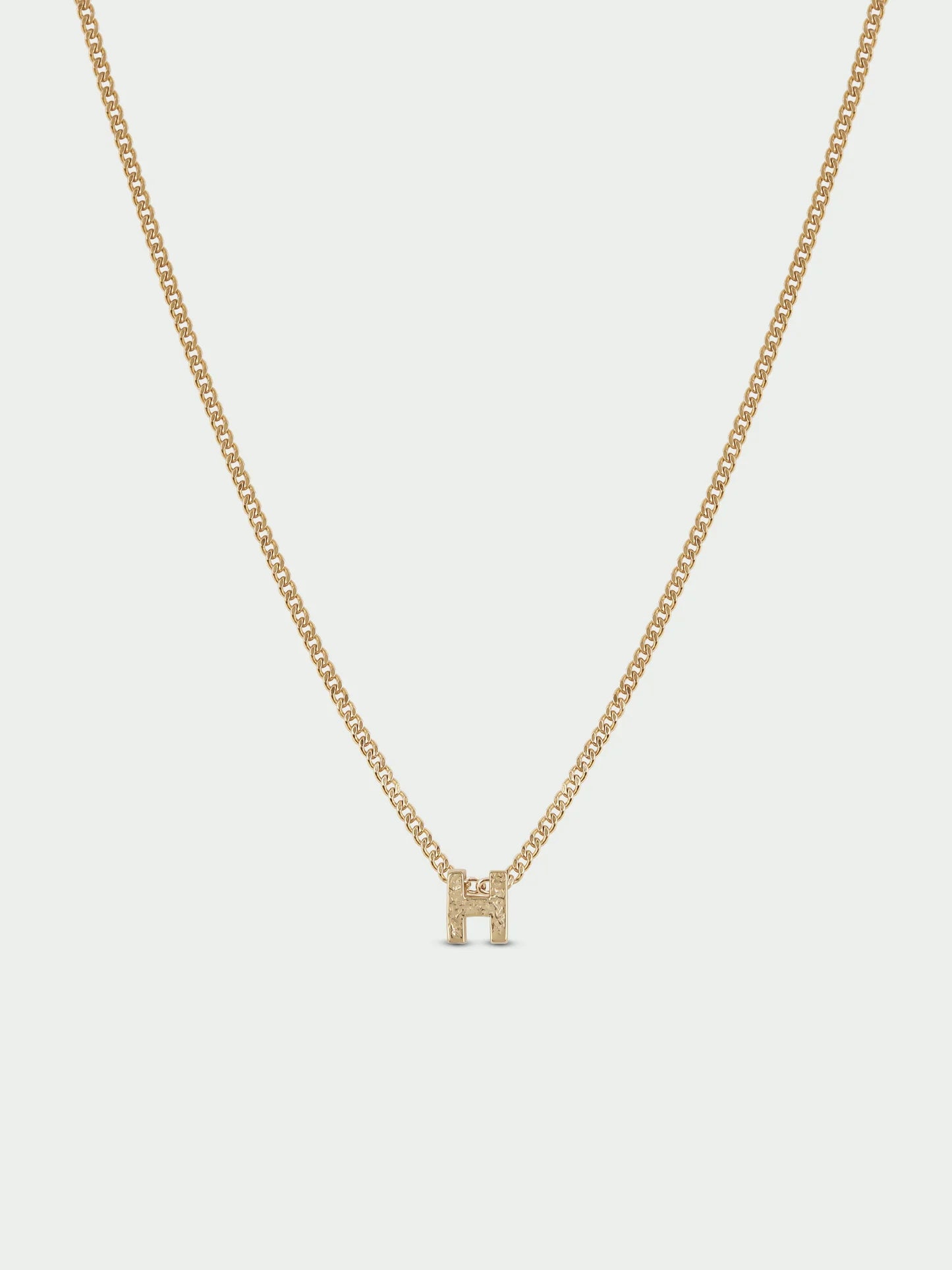 Initial Necklace - Gold Plated