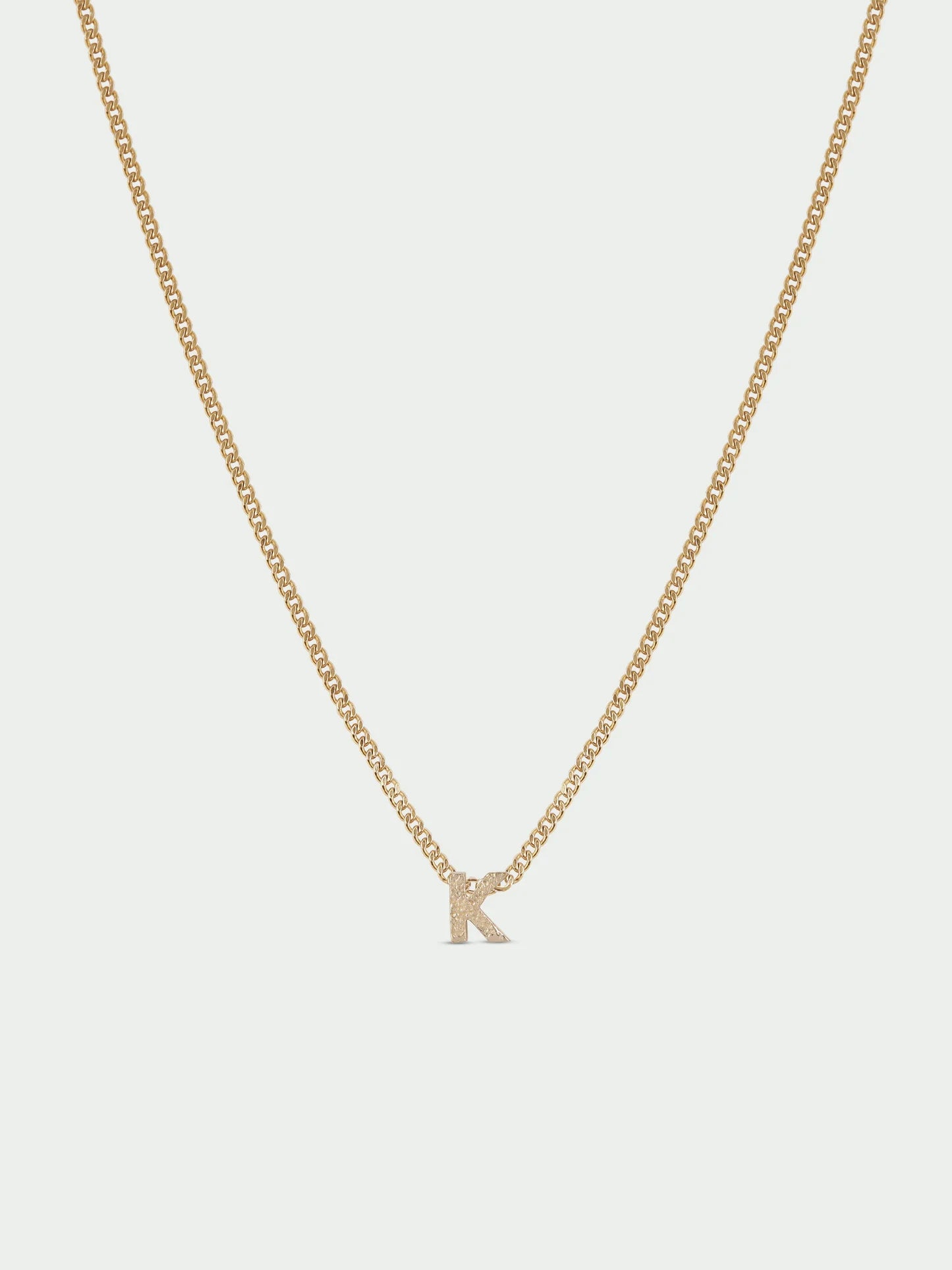 Initial Necklace - Gold Plated