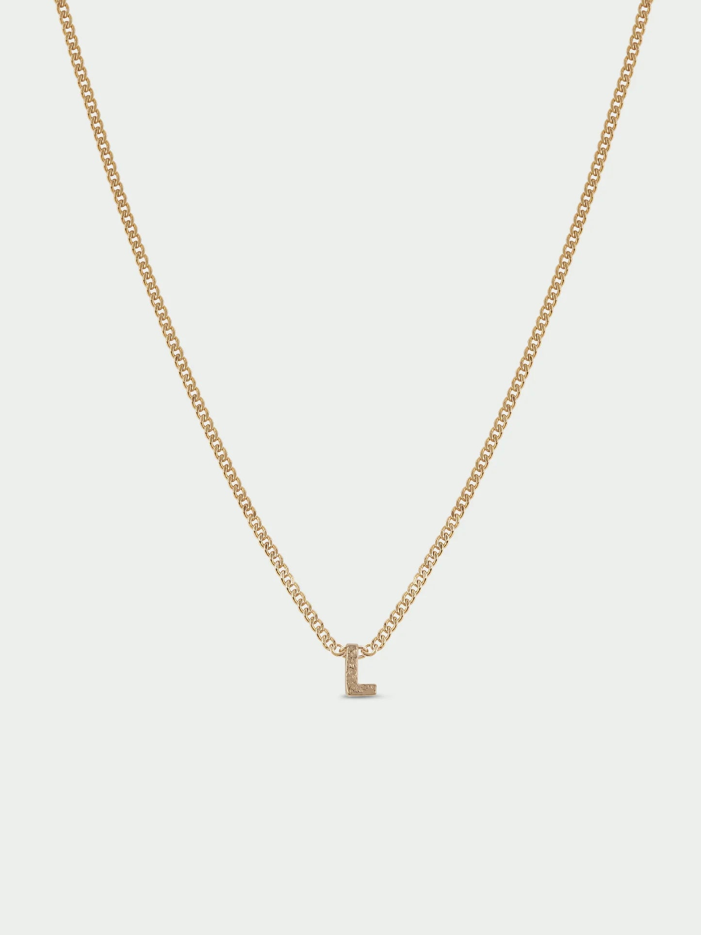 Initial Necklace - Gold Plated