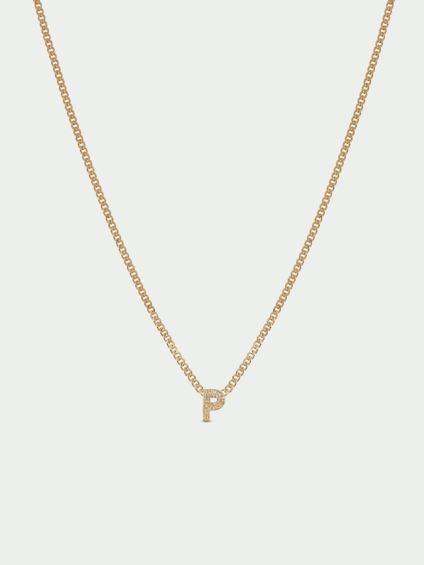 Initial Necklace - Gold Plated