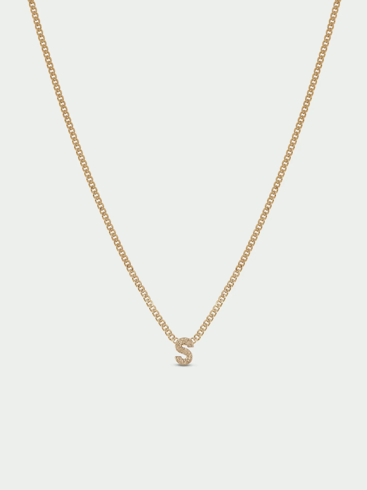 Initial Necklace - Gold Plated