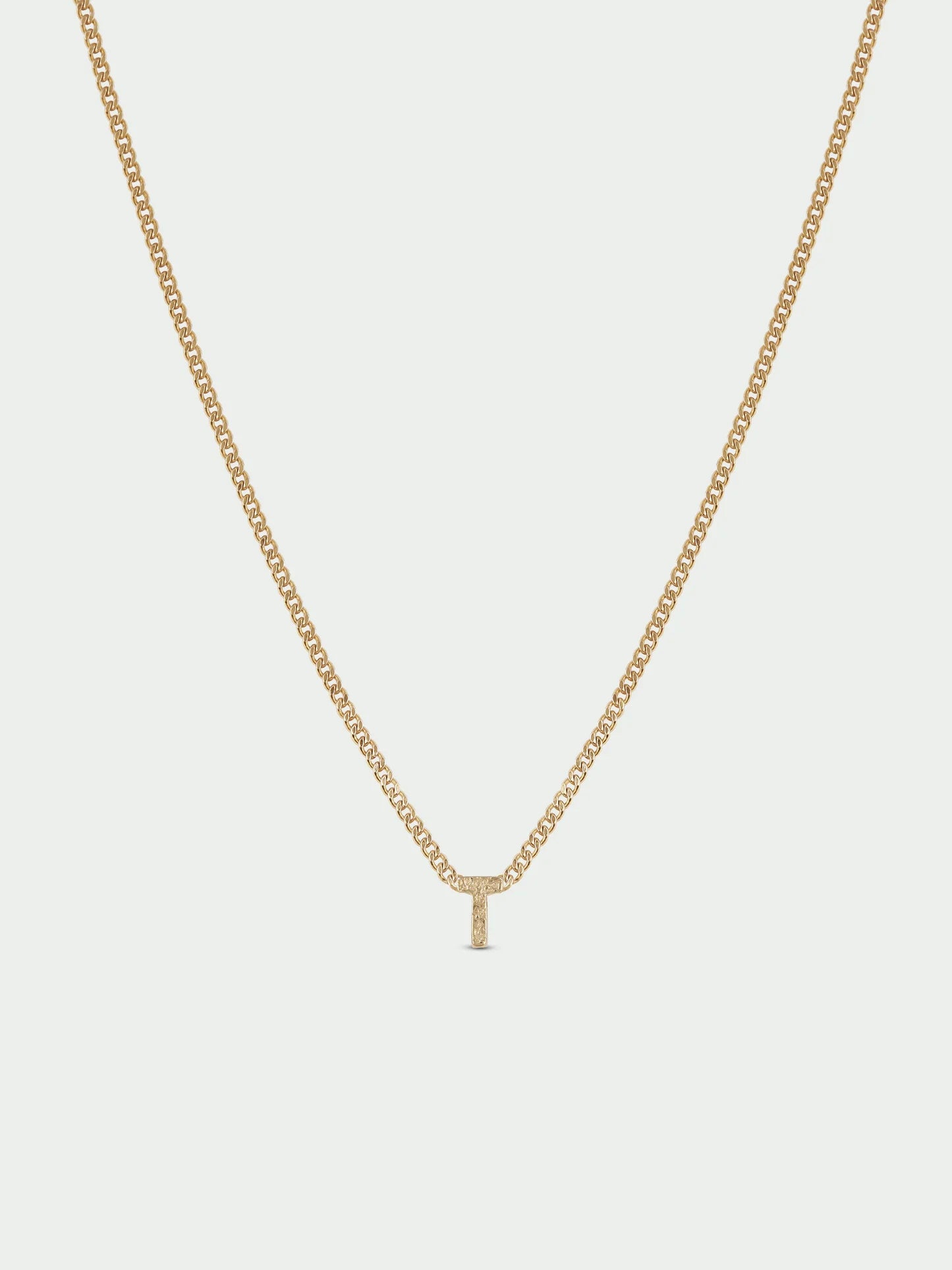 Initial Necklace - Gold Plated