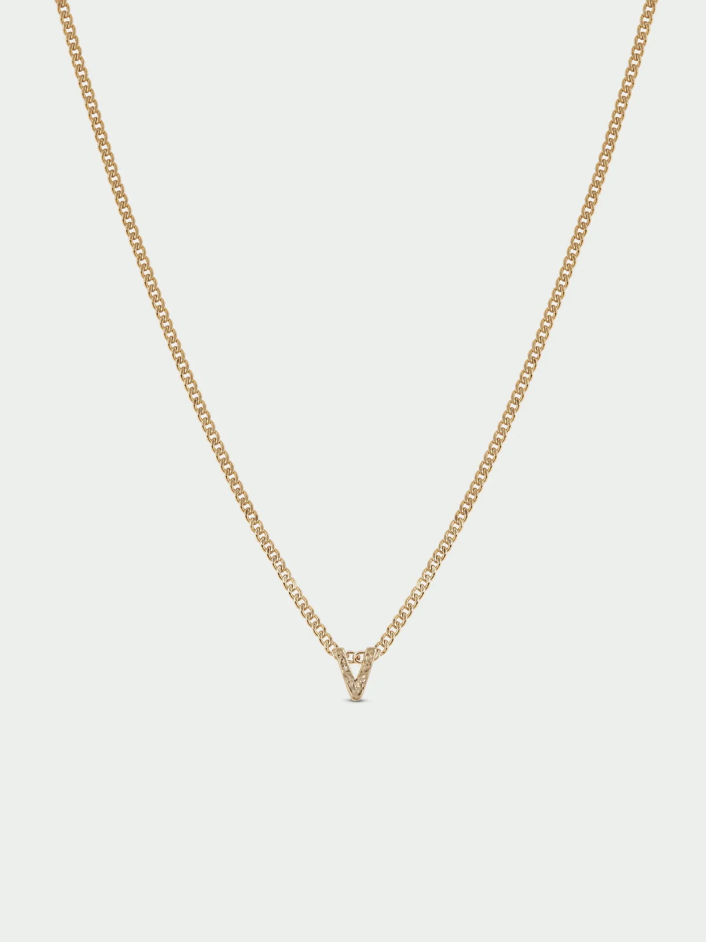 Initial Necklace - Gold Plated