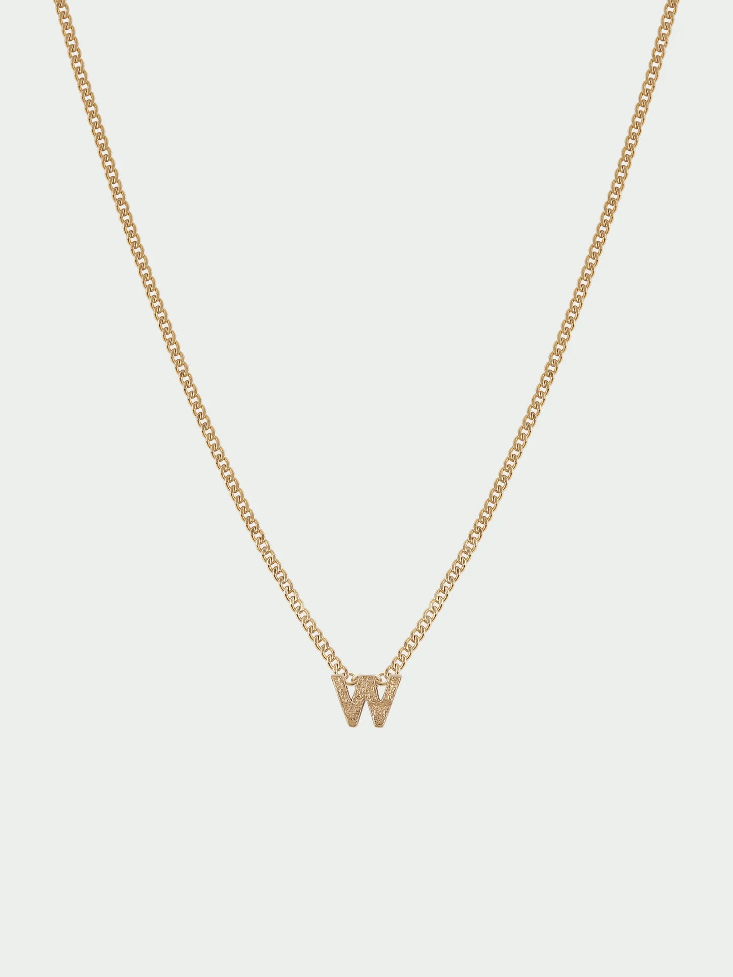 Initial Necklace - Gold Plated