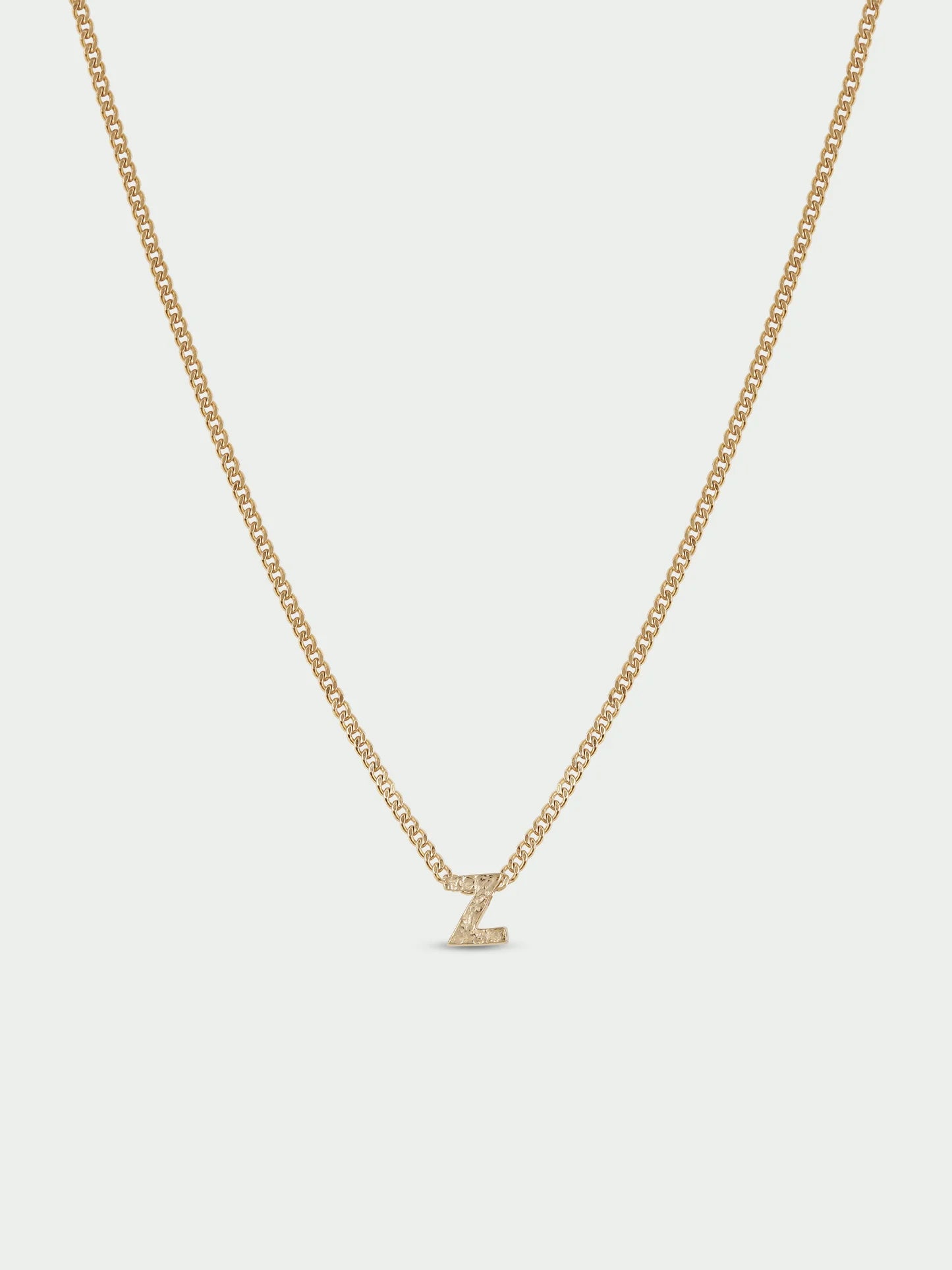 Initial Necklace - Gold Plated