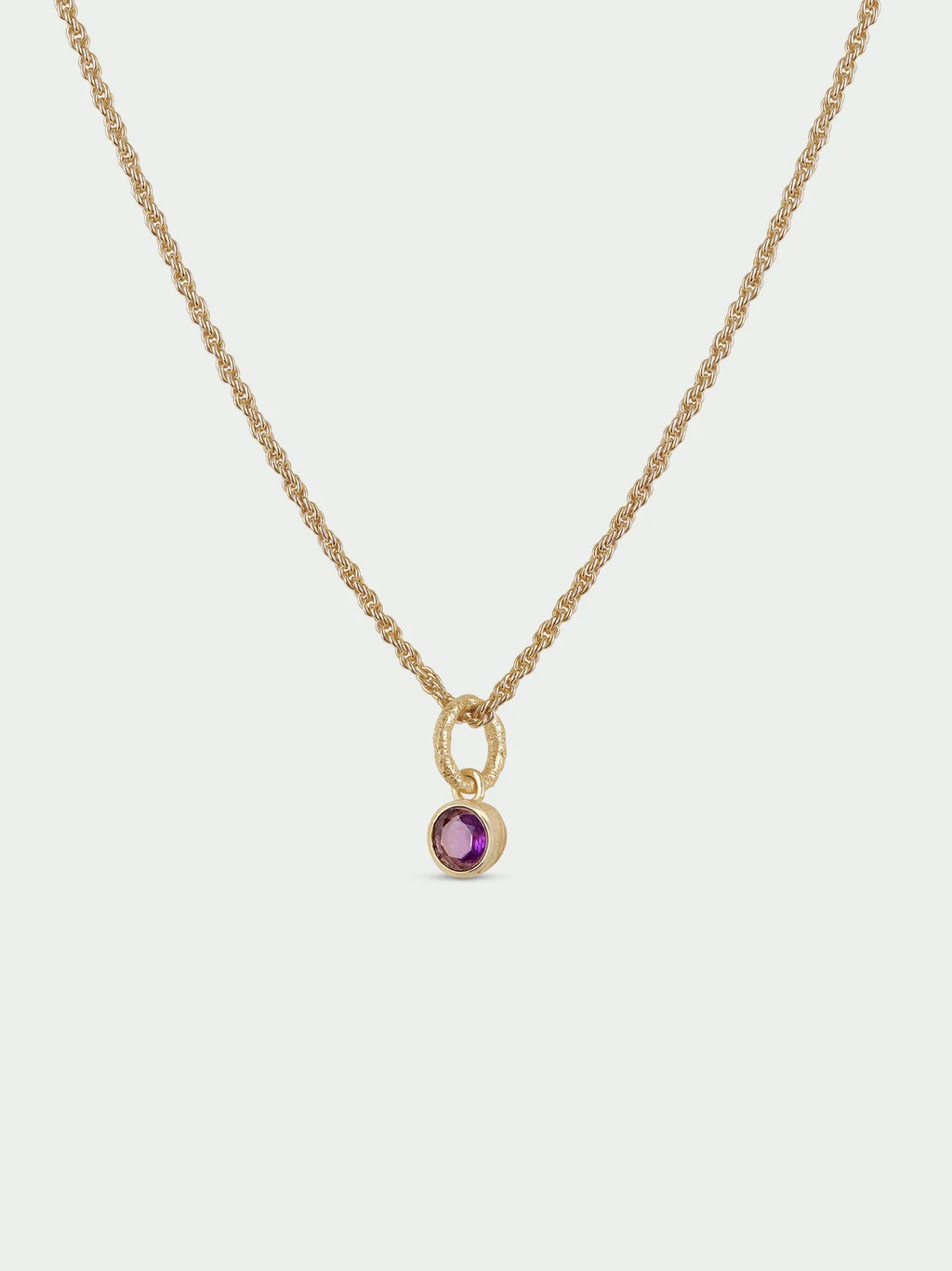 Birthstone Necklace - Gold Plated
