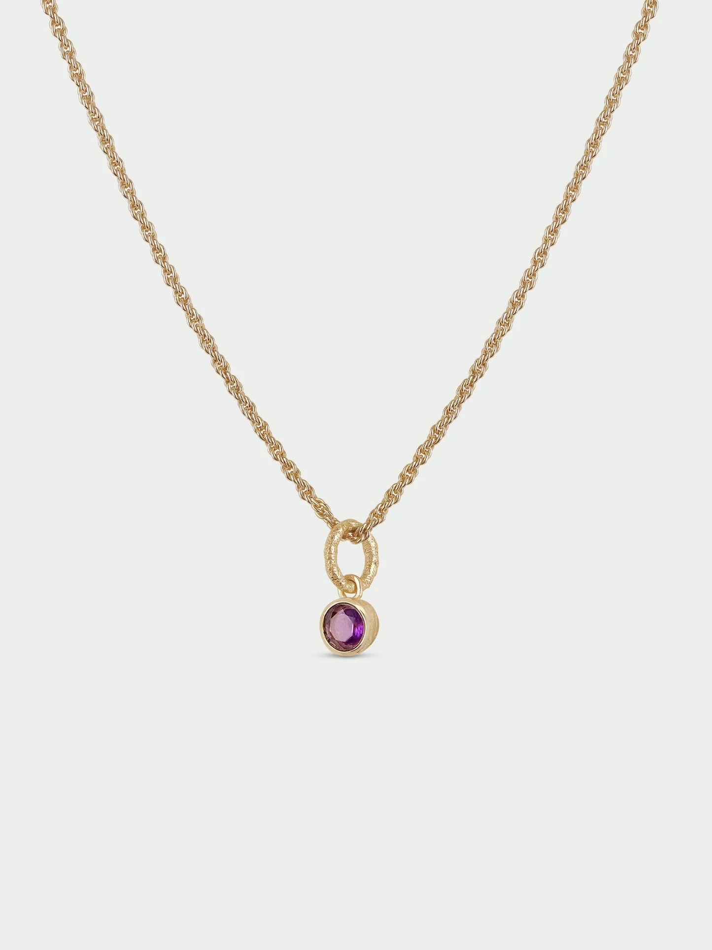 Birthstone Necklace - Gold Plated