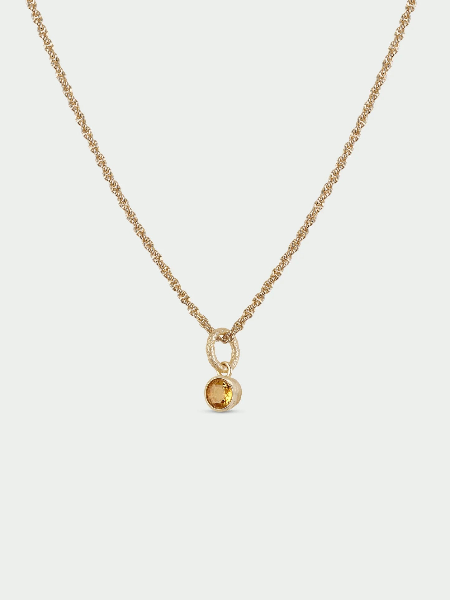 Birthstone Necklace - Gold Plated