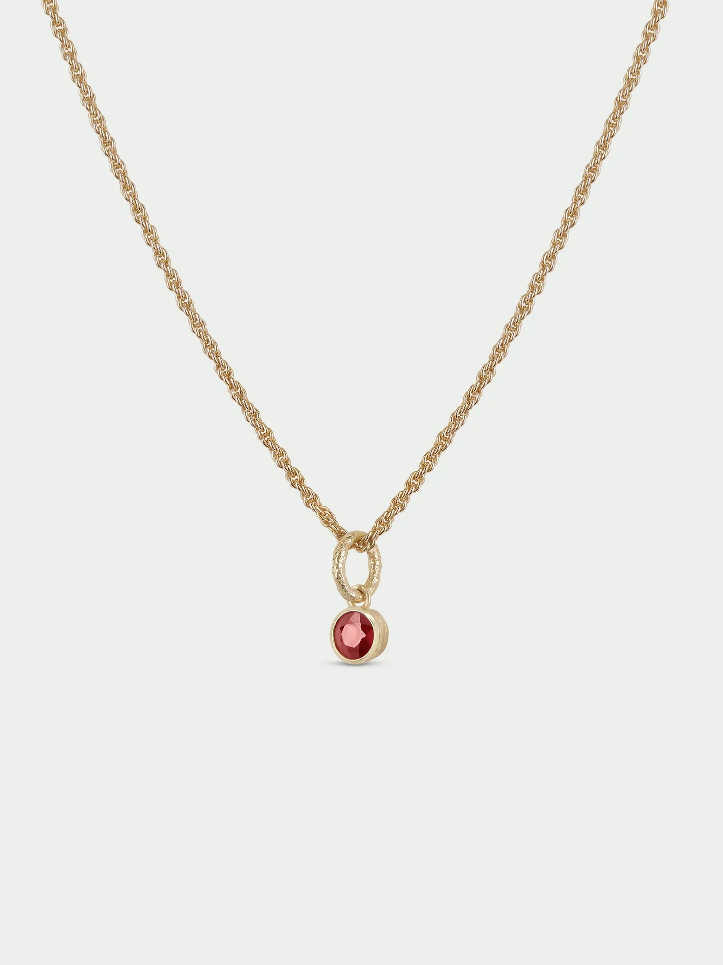 Birthstone Necklace - Gold Plated