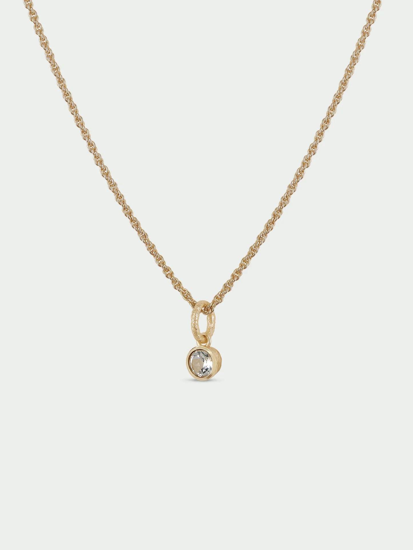 Birthstone Necklace - Gold Plated