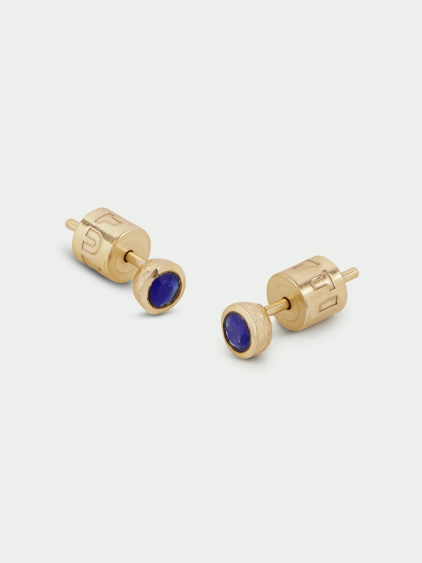 Birthstone Stud Earrings - Gold Plated
