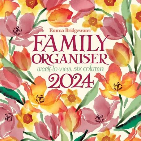 Emma Bridgewater Tulips Family Planner 2024
