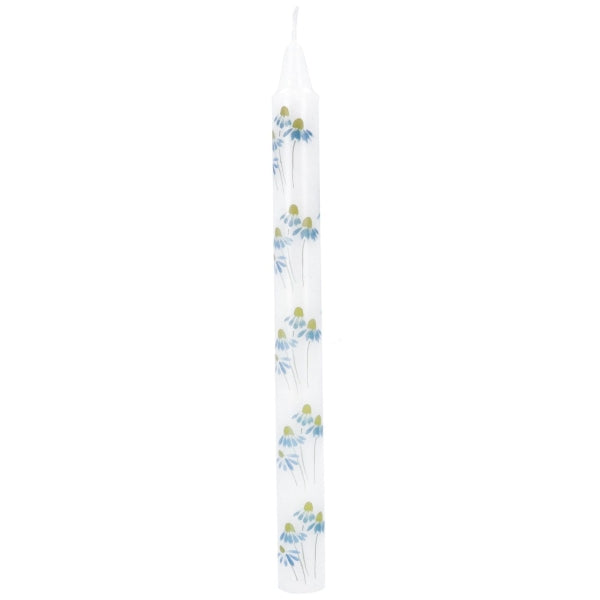 Blue Daisy Crown Candle