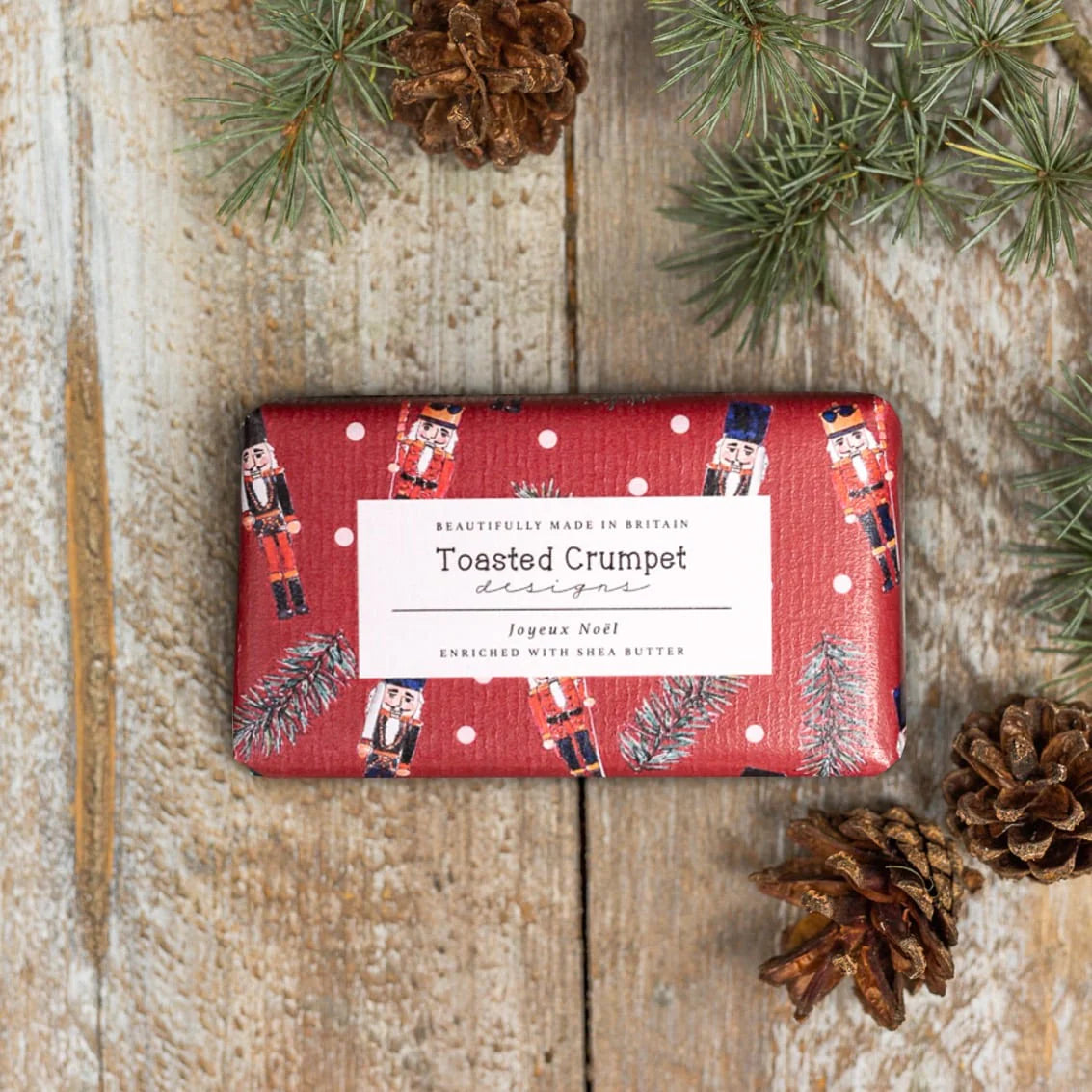 Joyeux Noel (Nutcracker Red) 190g Soap Bar