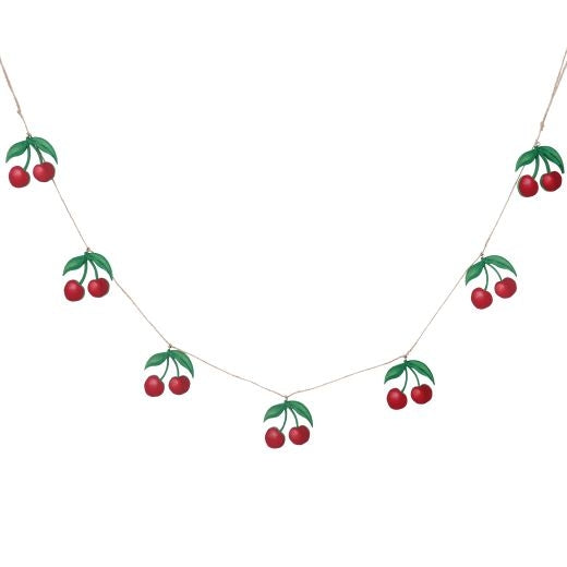 Wood Cherry Garland