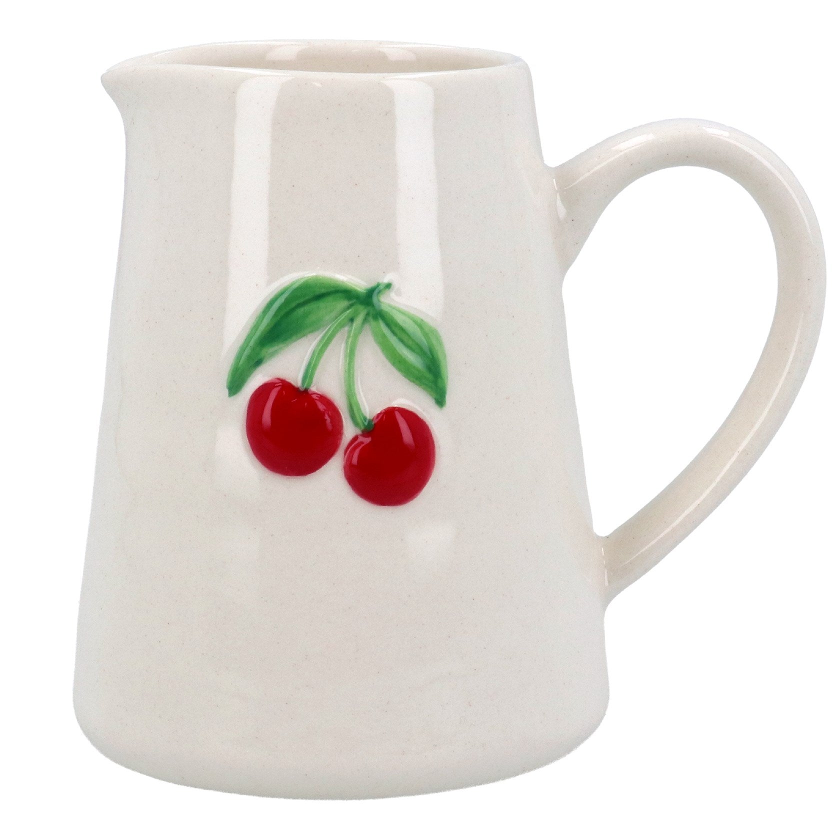 Stoneware Mini Jug with Cherries