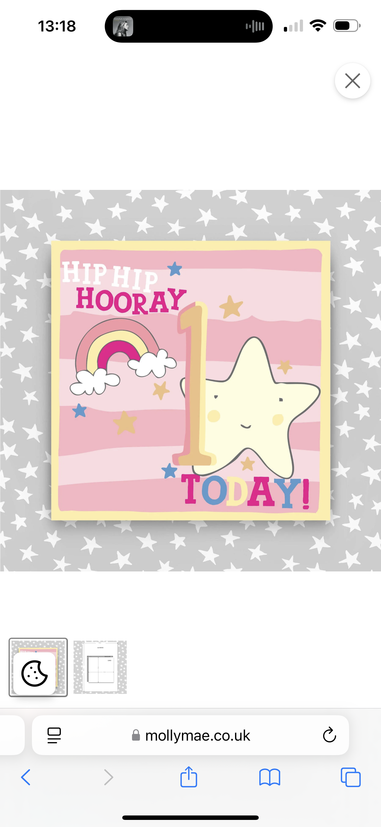 Happy Birthday - Girl Aged 1