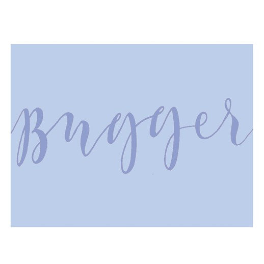 Calligraphy - Bugger