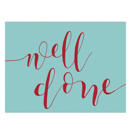 Calligraphy - Well Done