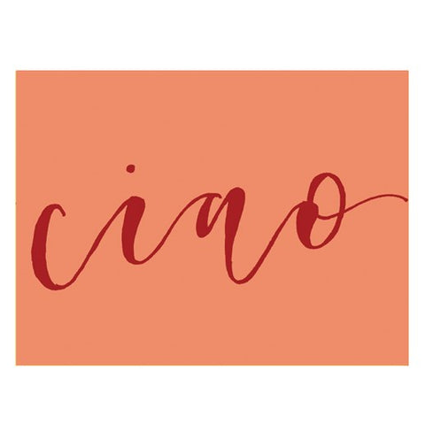 Calligraphy - Ciao