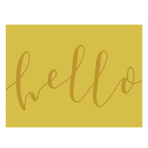 Calligraphy - Hello
