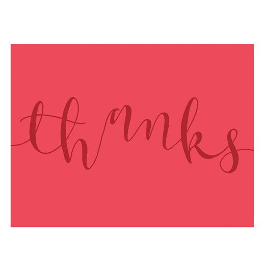 Calligraphy - Thanks