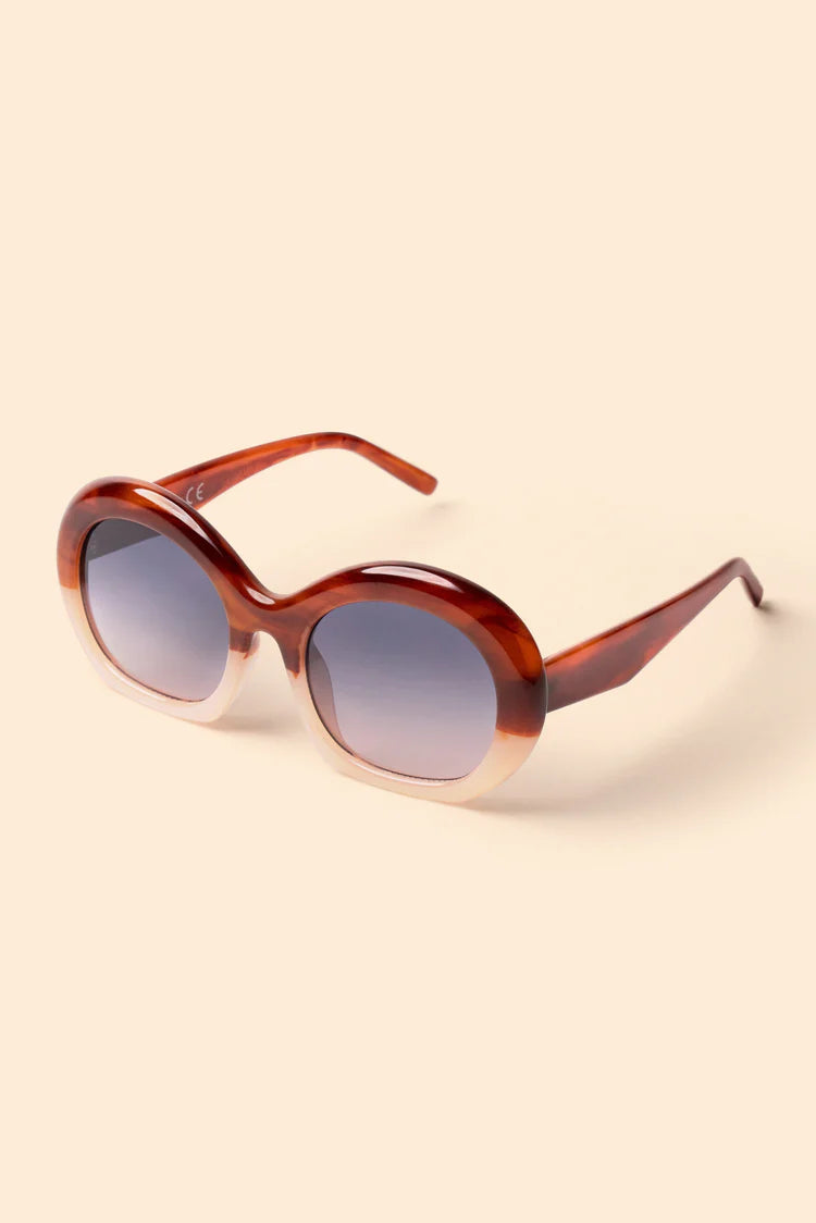 Daria Sunglasses - Mahogany & Petal