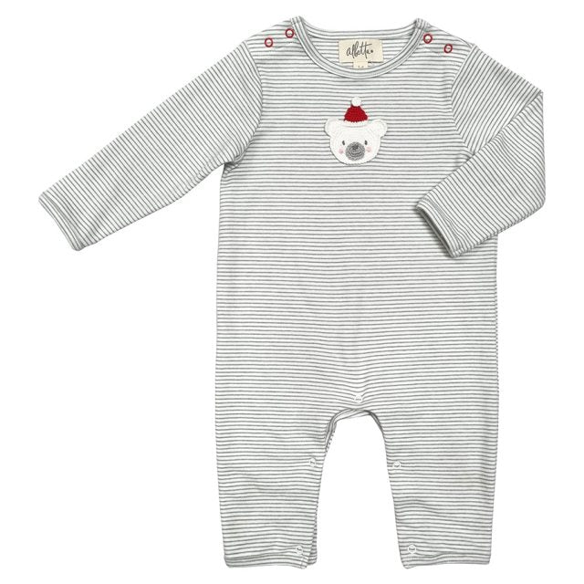Crochet Babygro - Xmas Polar Bear