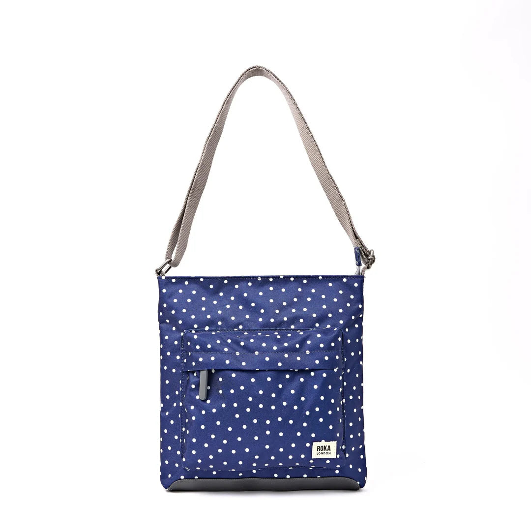 Kennington B Sustainable Medium - Navy Polka Dot
