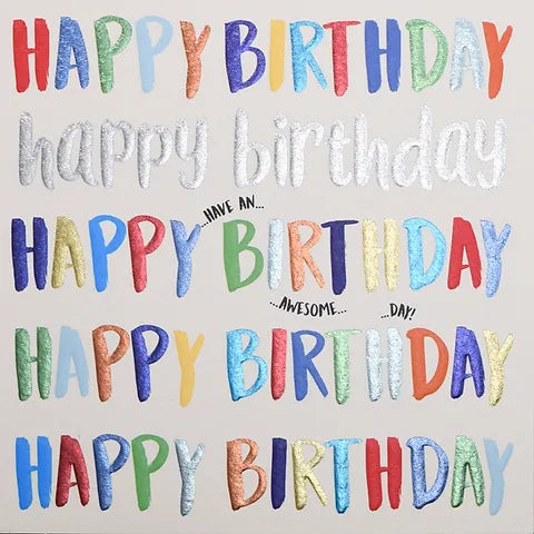 Happy Birthday - Font male