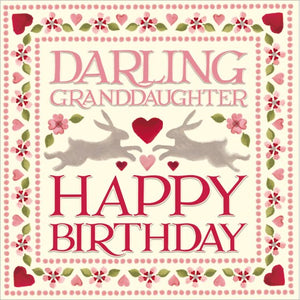 Darling Granddaughter - Happy Birthday