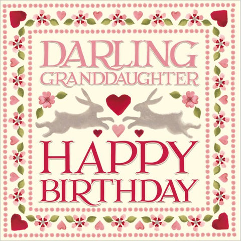 Darling Granddaughter - Happy Birthday