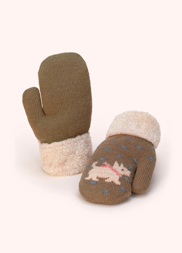 Kids Knitted Mittens