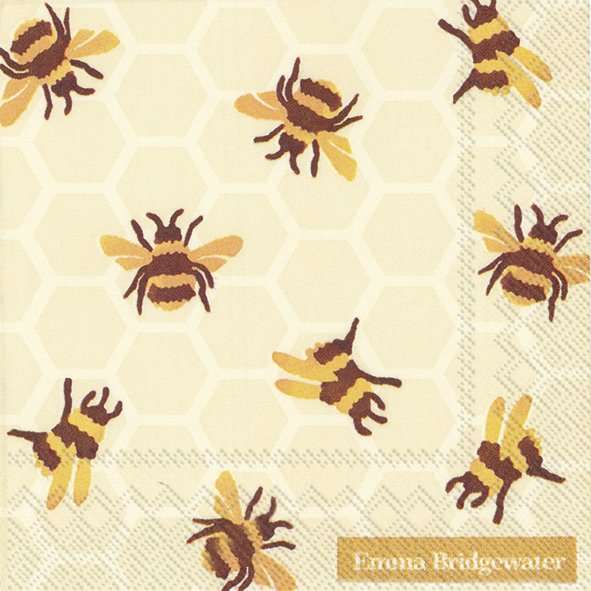 Cocktail Napkins - Emma Bridgewater Bumble Bee