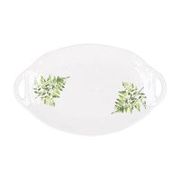Ceramic Oval Platter - Fern