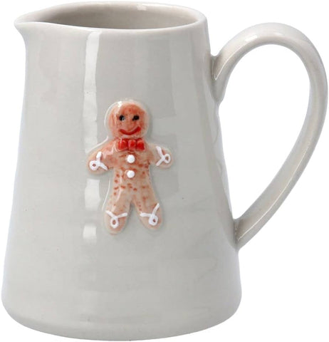 Ceramic Mini Jug with Gingerbread Man