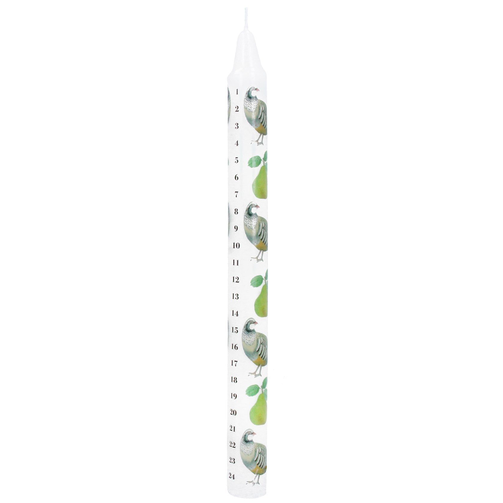 Partridge and Pear Crown Advent Candle