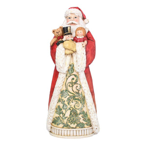 Resin Santa with Toys Ornament
