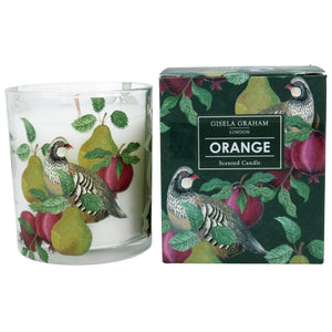 Large Boxed Partridge and Pear Candle