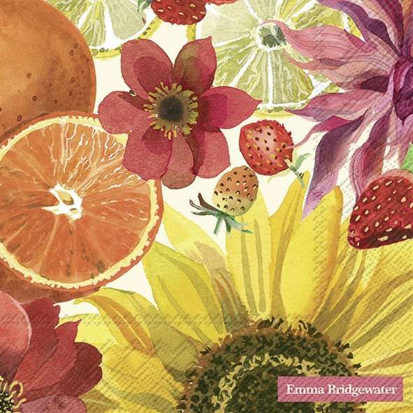 Lunch Napkins - Emma Bridgewater Fruits & Flowers