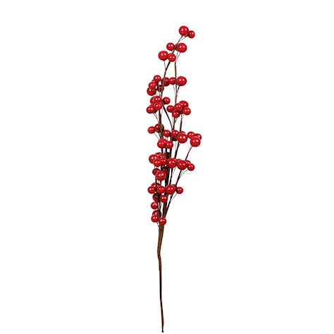 Red Berry Stem - 50cm