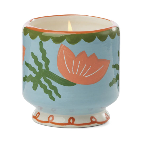 Ceramic Candle - Cactus Flower
