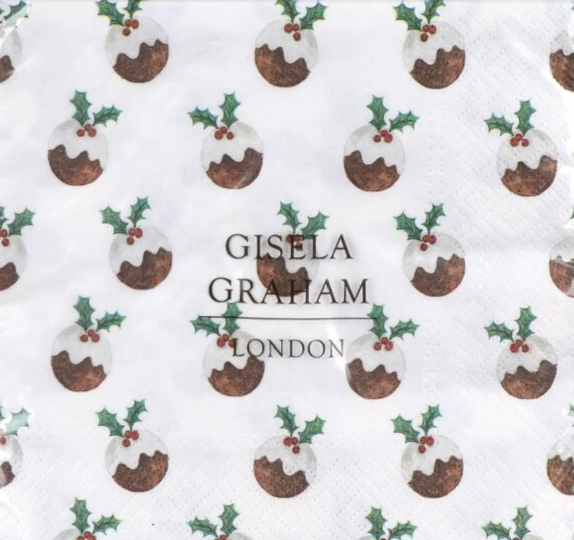 Christmas Pudding Paper Napkins