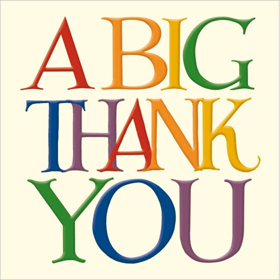A Big Thank You