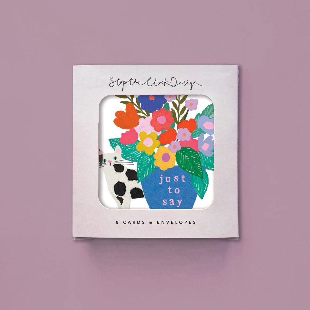 Just To Say - Pack of 8 Cards