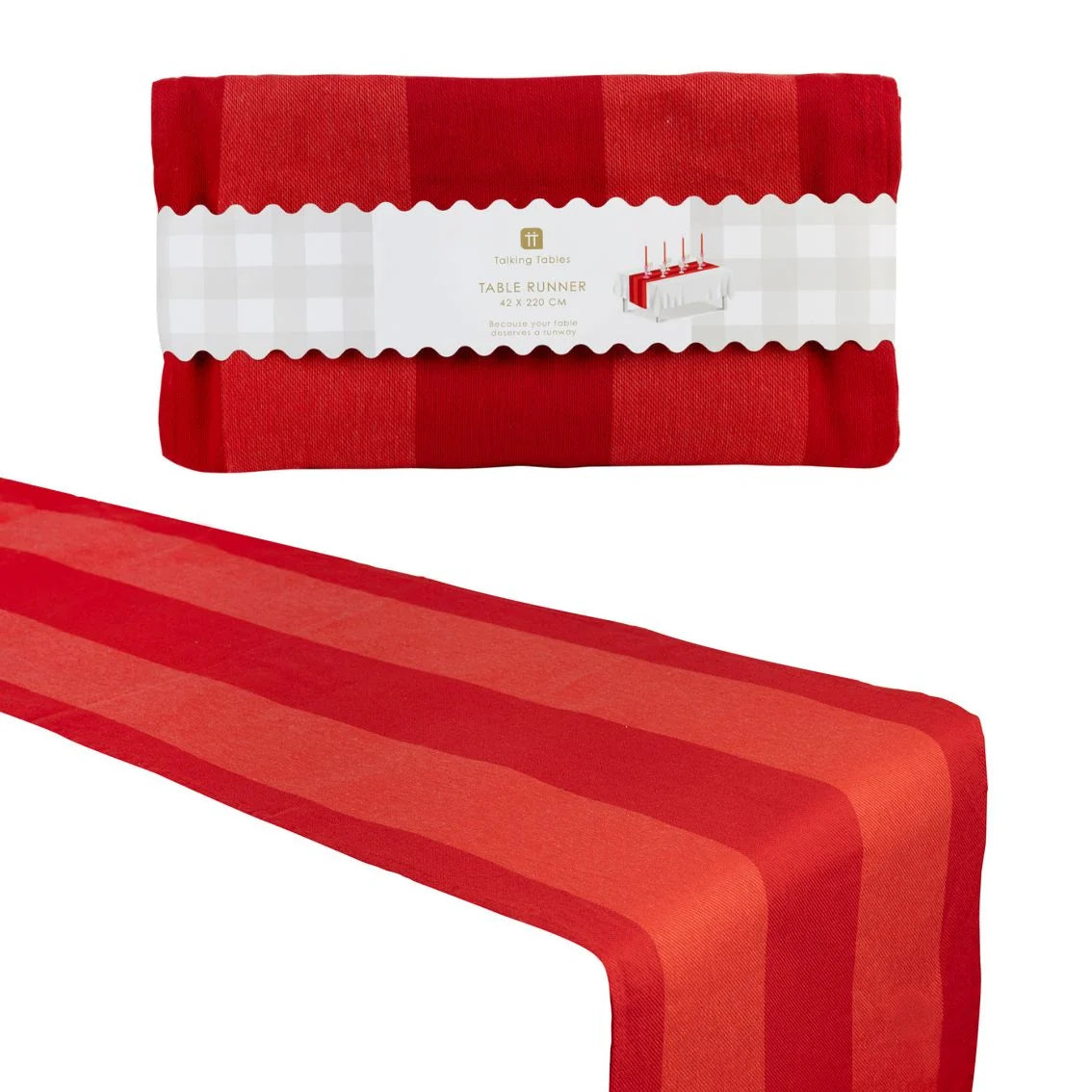 Red Stripe Table Runner